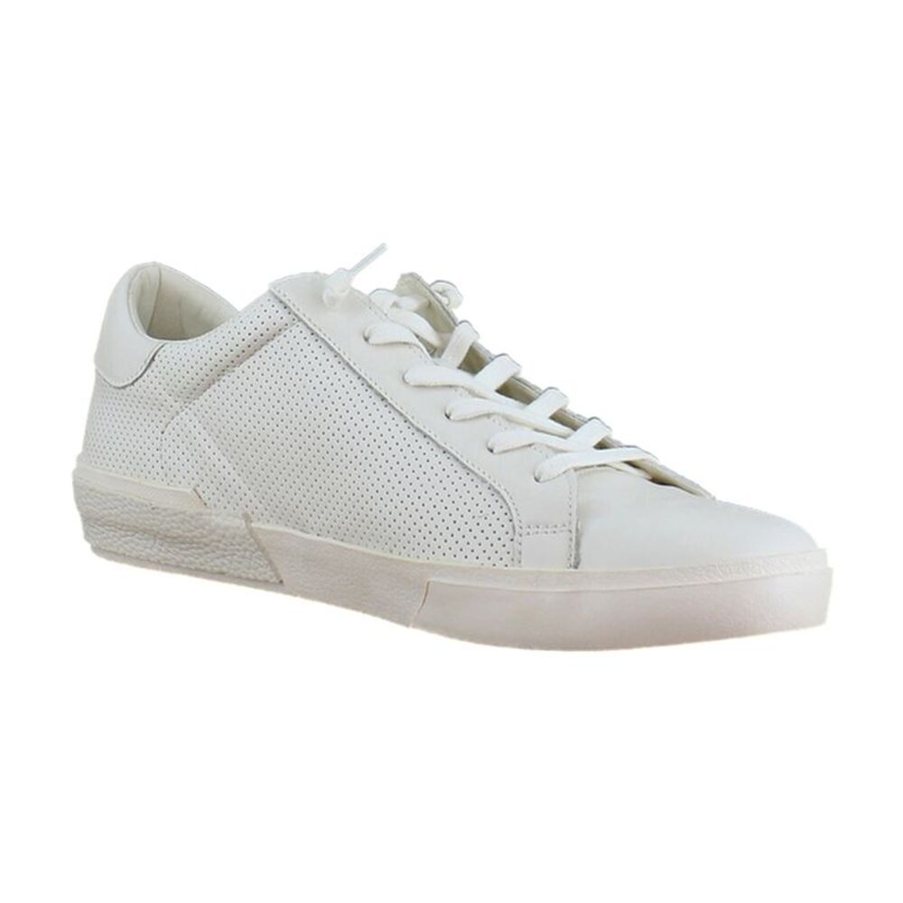 Dolce Vita Zina White Perforated Leather
